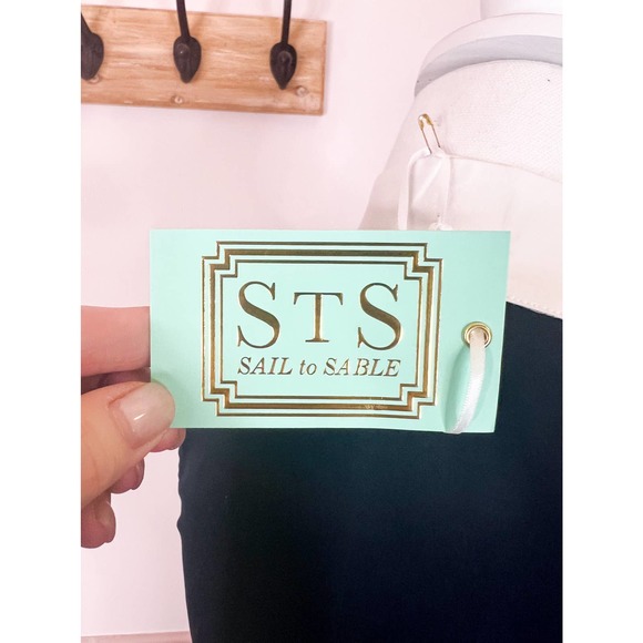 STS SAIL TO SABLE Mini Dress ColorblockTunic Shift NWT Size XS Navy White - Picture 8 of 10